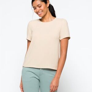 Elegant Cream Women's Top - xl